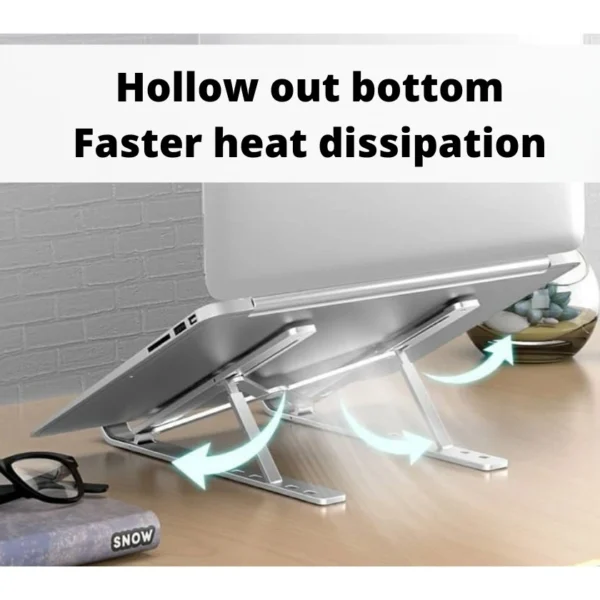 79b3582107a68a696a336c5d49df4f42.webp Laptop Stand Portable Platform Foldable Stand Adjustable Height Laptop Holder