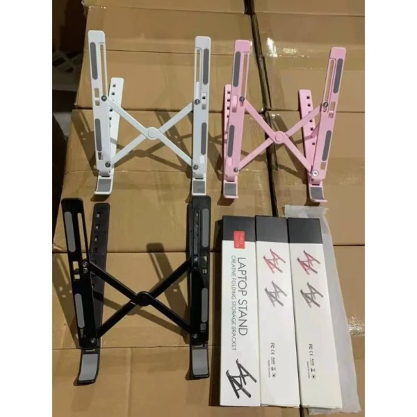 b5acbfc6697bba8187d113ffbfff51a1.webp Portable Laptop Stand Foldable Adjustable Support Base Non slip Notebook Holder Healthy Posture
