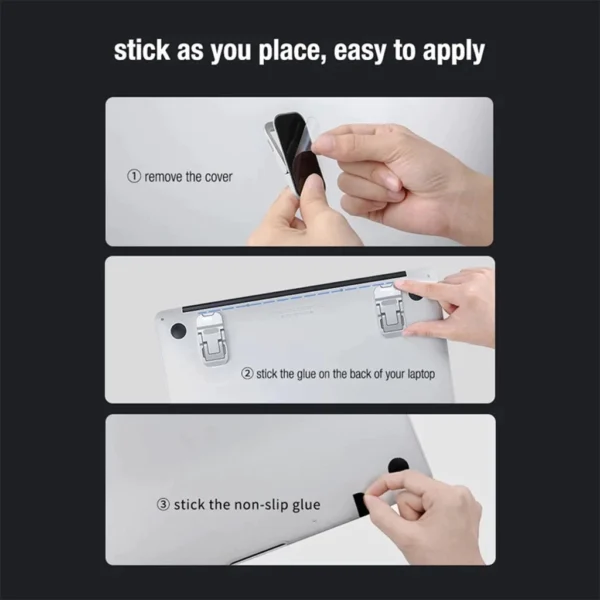 cn-11134207-820l4-me18h2ekl6h15a.webp Laptop Stand 2PCS Mini Foldable Portable Computer Stand 2 Adjustable Angle Laptop Stand Keyboard Lifting Table