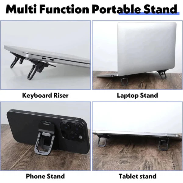 cn-11134207-820l4-me18h2emnmkjc5.webp Laptop Stand 2PCS Mini Foldable Portable Computer Stand 2 Adjustable Angle Laptop Stand Keyboard Lifting Table
