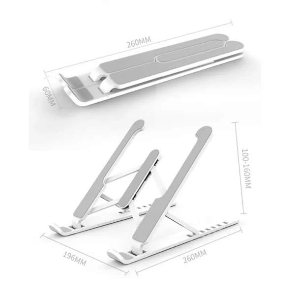 d982183f7e83e6685183c22f68cfde0c.webp Portable Laptop Stand Foldable Adjustable Support Base Non slip Notebook Holder Healthy Posture