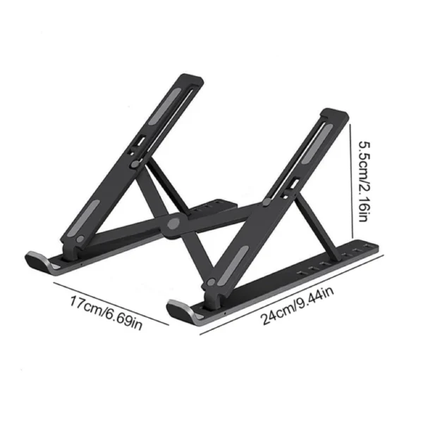 my-11134207-7r98q-lmorq2rrpfva8b.webp Laptop Holder Stand Adjustable Foldable Portable for Notebook Computer Bracket Lifting Cooling Holder Non slip