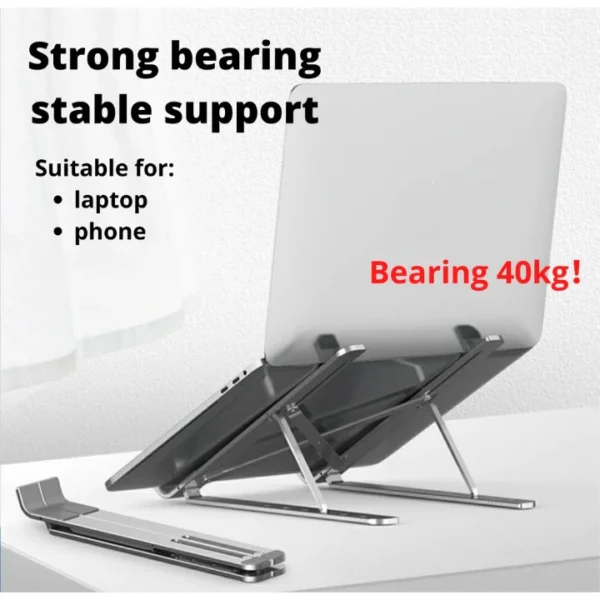 my-11134207-7r98q-lpj37jxznrkhcb.webp Laptop Stand Portable Platform Foldable Stand Adjustable Height Laptop Holder