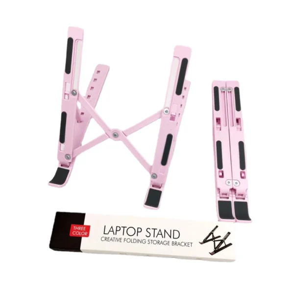 my-11134207-7r98s-lmors7m39977df.webp Laptop Holder Stand Adjustable Foldable Portable for Notebook Computer Bracket Lifting Cooling Holder Non slip