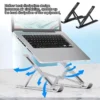 my-11134207-7r98x-lmorq2rhofkj12.webp Laptop Holder Stand Adjustable Foldable Portable for Notebook Computer Bracket Lifting Cooling Holder Non slip