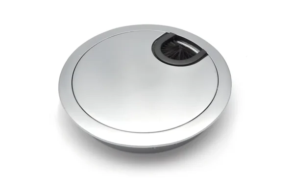 round-computer-metal-grommet-60mm-for-desk-table-cable-tidy-wire-cover-aluminium~5901867135261_01c_MP 60mm Hole Plastic Chrome Cover Wire Cable End Cap For Computer Desk Table